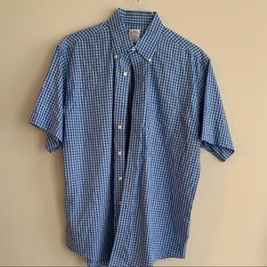 Brooks Brothers Short Sleeve Button Down -Large